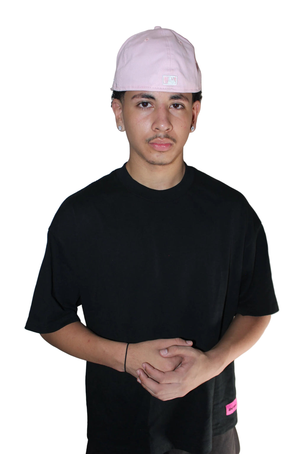 WATCH YOUR BACK CROPPED TEE - BLACK