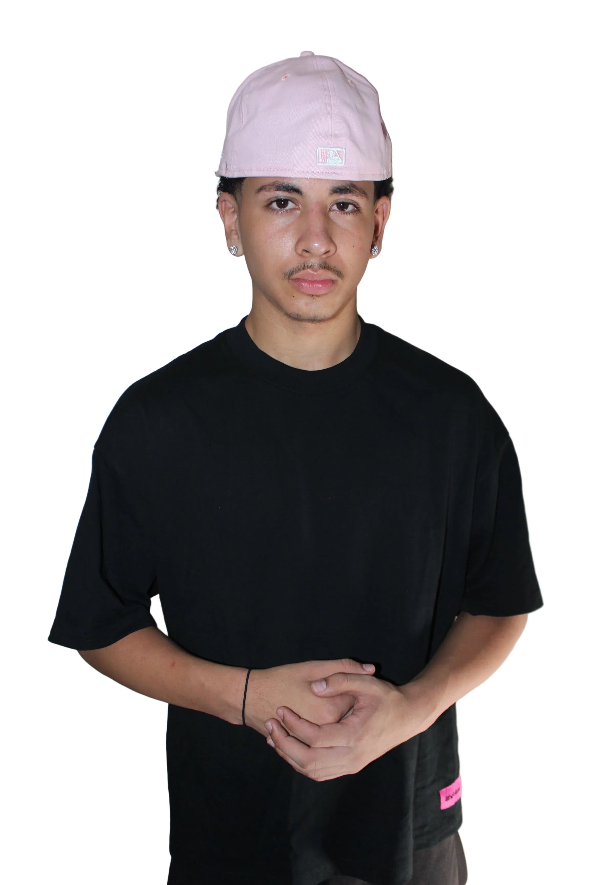 WATCH YOUR BACK CROPPED TEE - BLACK