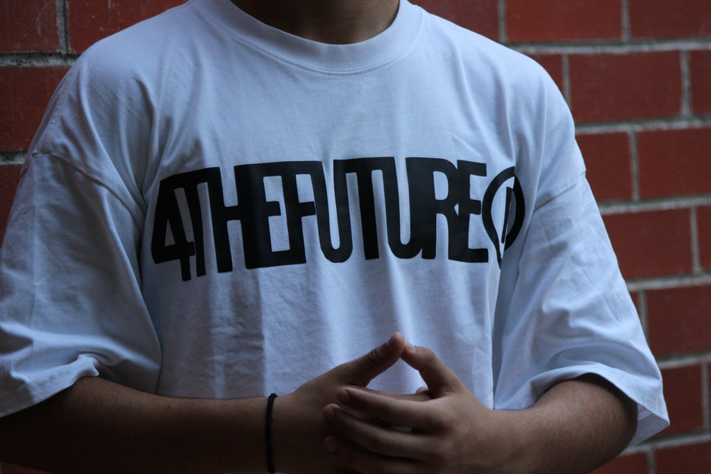 LABEL CROPPED TEE - WHITE