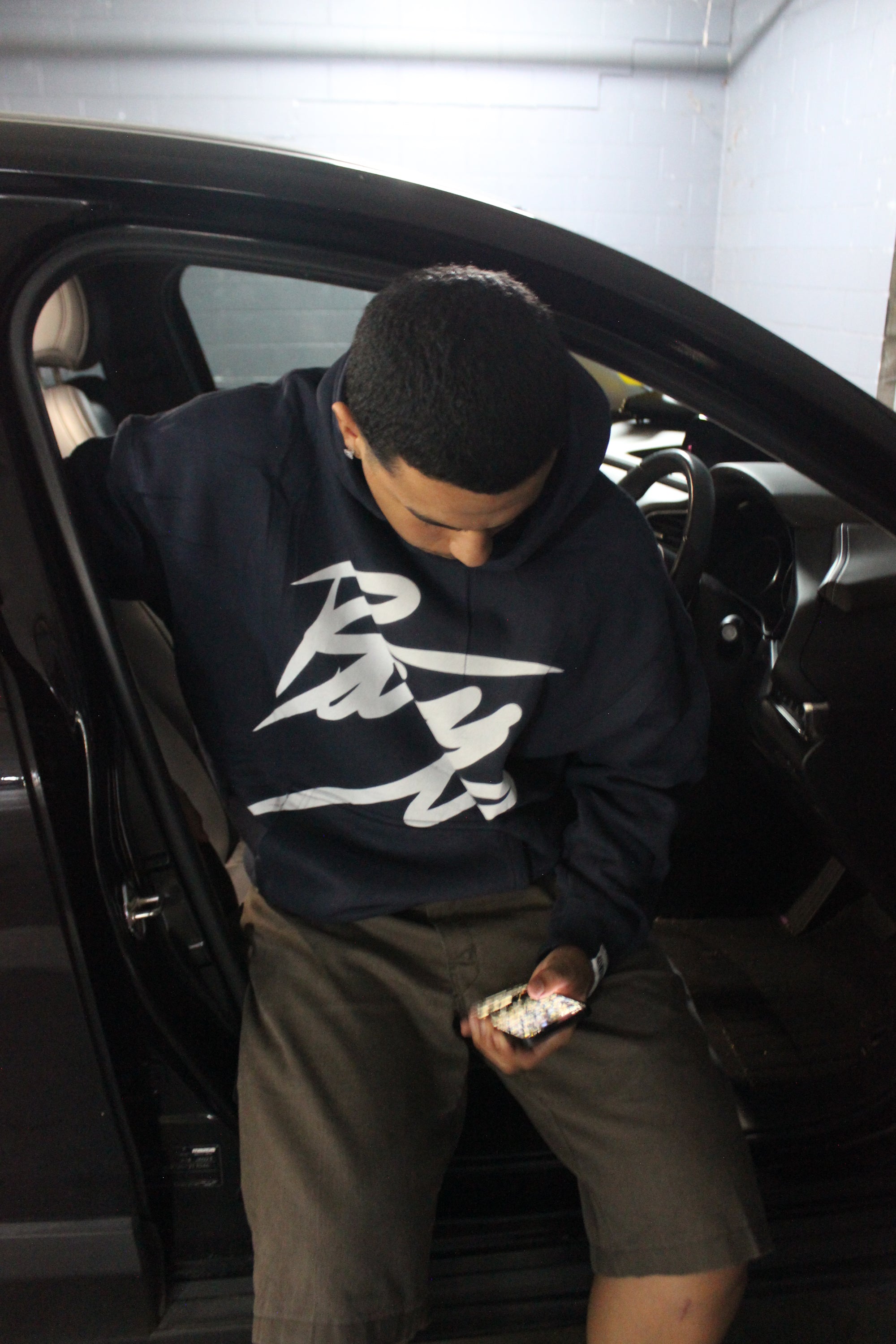 YOU DOING SMTH RIGHT HOODIE - NAVY