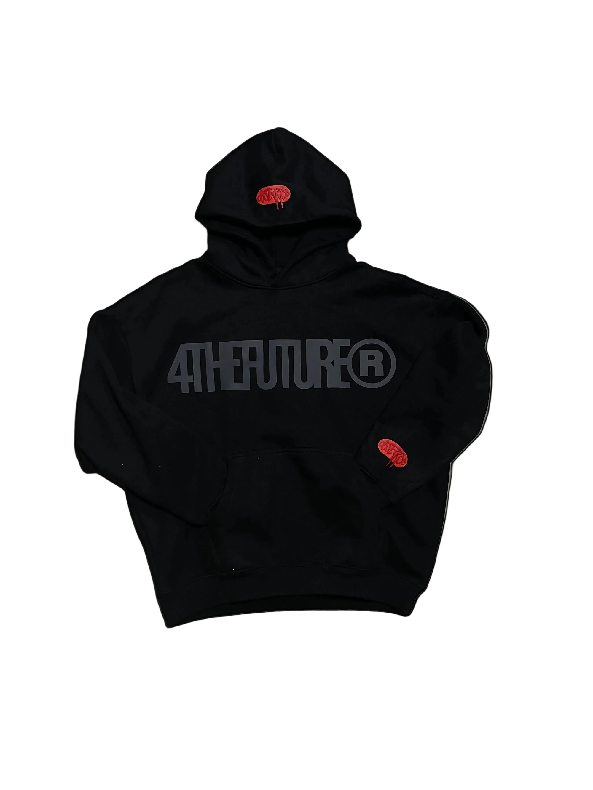 4THEFUTURE OVERSIZED HOODIE - BLACK