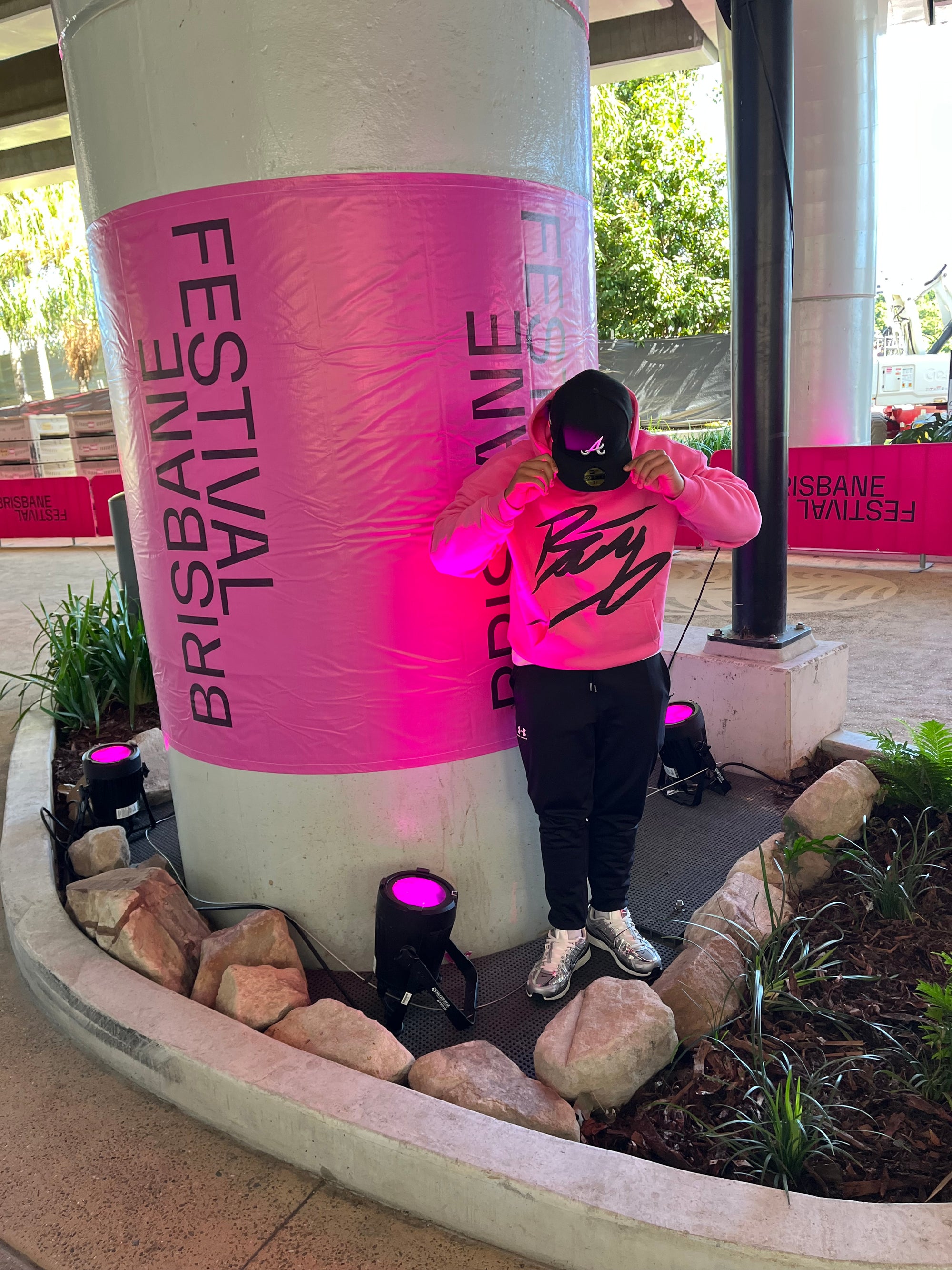 YOU DOING SMTH RIGHT HOODIE - PINK