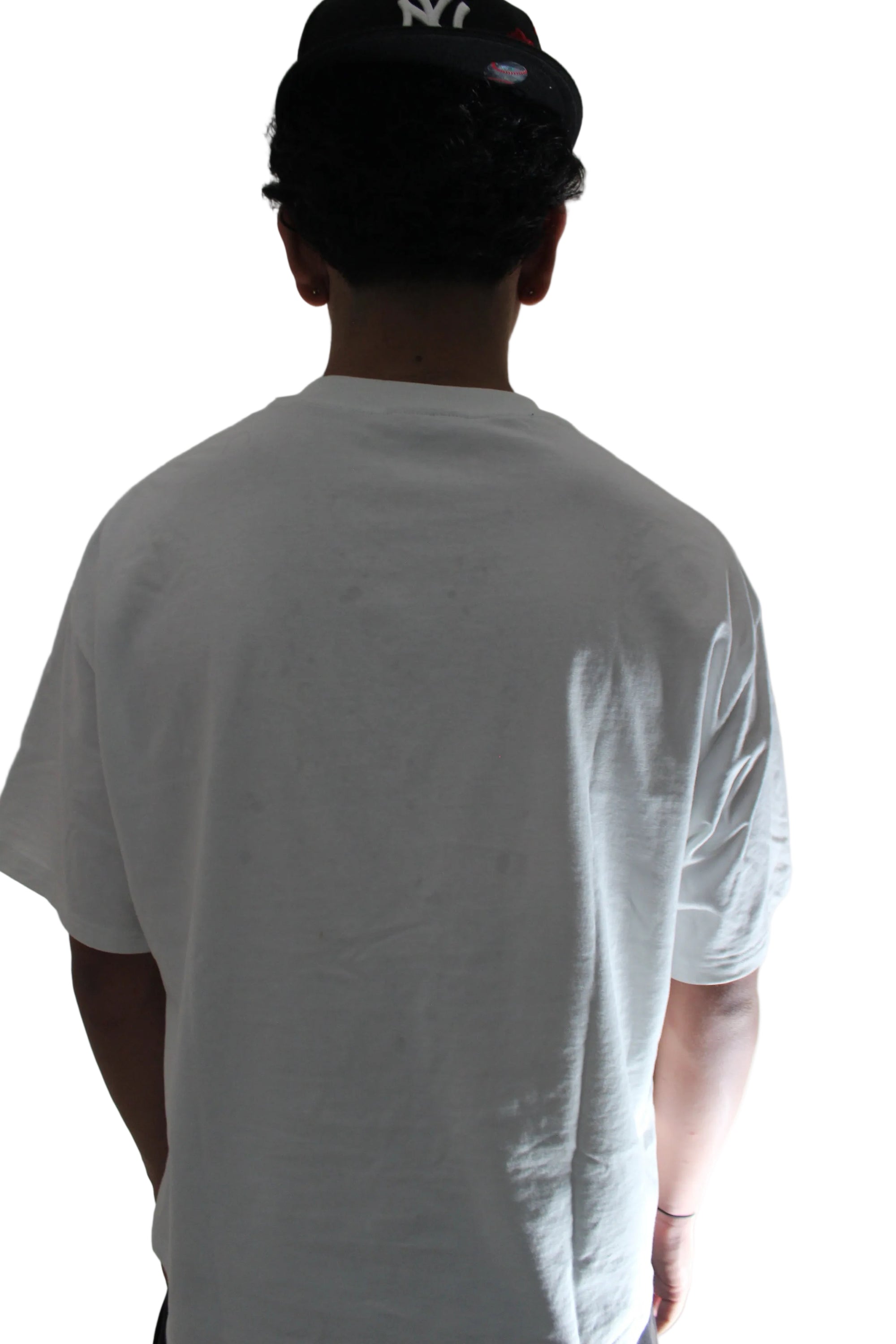 LABEL CROPPED TEE - WHITE
